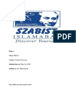 Quiz: 4 Class: BBA-6 Course: Social Advocacy Submission On: May 16, 2020 Submit To: Dr. Iffat Rasool