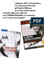 Cyber Stalking, Giovanni Ziccardi Su Comunica