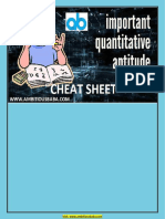 Quant Part 1 Cheet Sheet 2 PDF