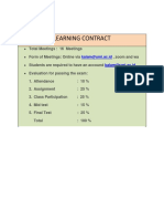 Learning Contract PDF
