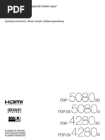 Pioneer pdp-4280xd2 PDF