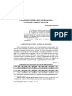 Consumul Populaţiei Din România