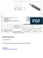 250S15-S28 Solidworks Cad File: Sealed 1/4" Plug Do Not Scale Drawing 1 1