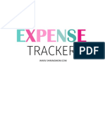 Expense Tracker Printable by Shining Mom