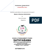 Sathyabama: Masters of Business Administration