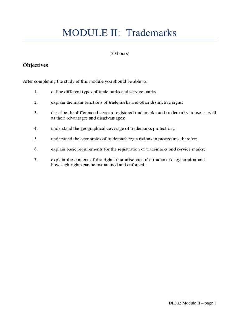 Trademarks PDF Trips Agreement Trademark