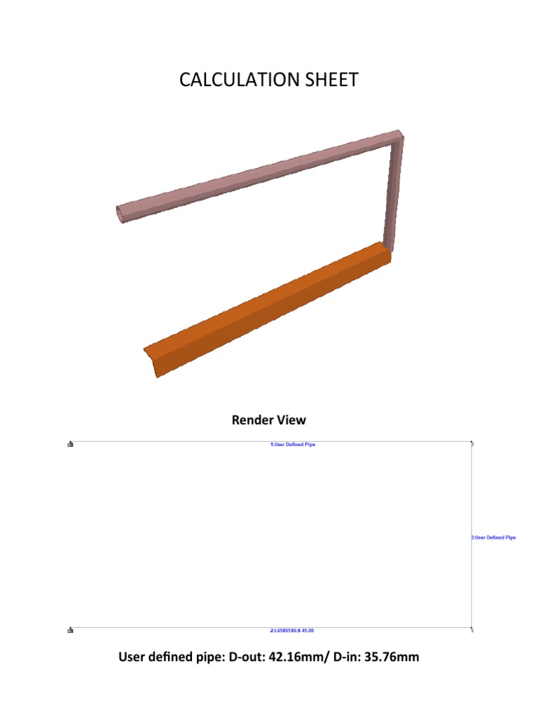 Pipe Load Calculation Sheet | PDF | Technology & Engineering