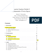 Module 2 Vector Spaces Fundamentals 14aug2020