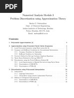 Module 3 Problem Discretization Using Approximation Theory PDF