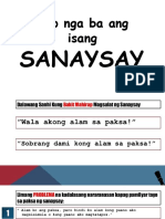 Sanaysay (G9)
