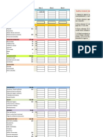 Matriz Presupuesto Del Hogar 2019