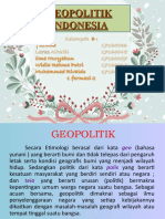 Geopolitik Indonesia (Kelompok 6)
