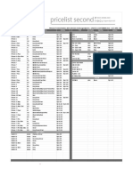 Pricelist Sheet PDF