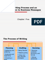 The Writing Process and An Introduction To Business Messages