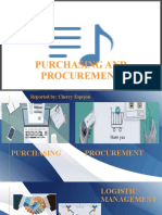 Purchasing Reporting