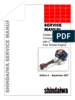 Service Manual: T2500/T2510/T3410 Trimmer/Brushcutter With C Technology Four-Stroke Engine