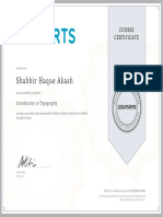 Shabbir Haque Akash: Course Certificate