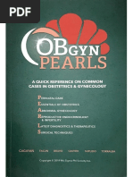 Obgyn Mnemonics | PDF | Childbirth | Miscarriage