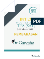 PEMBAHASAN INTENSIF 10.0 TPS DR - Ganesha