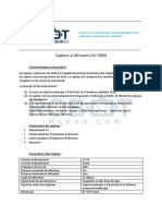 Datasheet Capteur Ultrasons HC sr04 PDF