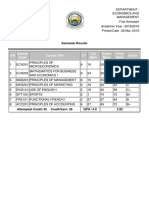 SM18A277 - Final Results - 2018 - 2019 Semester-1-1