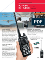 Easy To Use, Rugged and Compact With Icom's "V Speed" Audio!