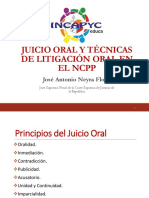 Etapa de Juzgamiento y Técnicas de Litigación Oral - INCAPYC Educa - (APVC-FHD - ARL) - PDF1 PDF