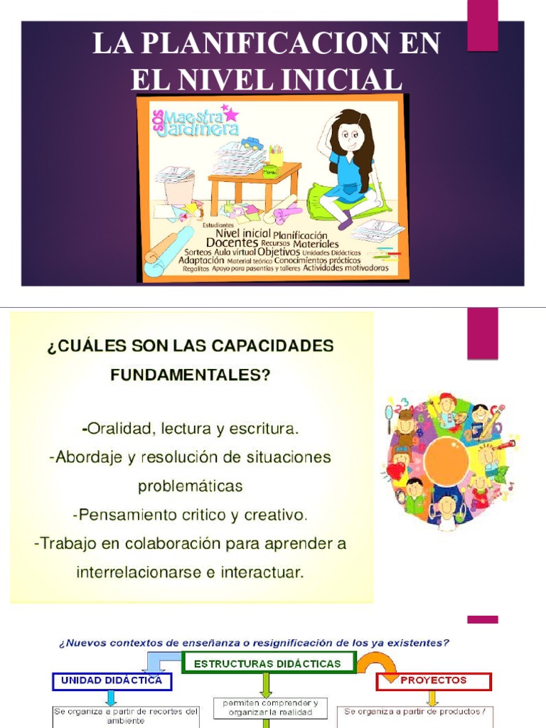 La Planificacion en El Nivel Inicial | PDF | Educación de la primera ...