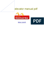 Sigma Elevator Manual PDF