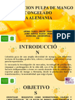 Presentación Exportación Pulpa de Mango para Alemania