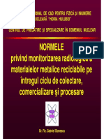Norma de Monitorizare A Materialelor Metalice Reciclabile PDF