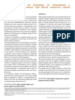 Programa de estimulação da memória para idosos com défice cognitivo ligeiro amnésico