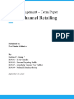 Omni-Channel Retailing: Retail Management - Term Paper