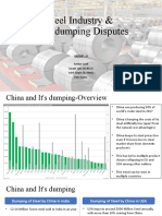 Steel Industry Anti-Dumping Disputes