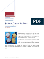 Pattern: Donna, The Duck: An Amiimaker by Marina Dessotti Pattern