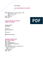 Algorithm and Flowchart