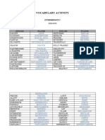 VOCABULARY CHART P.136-137