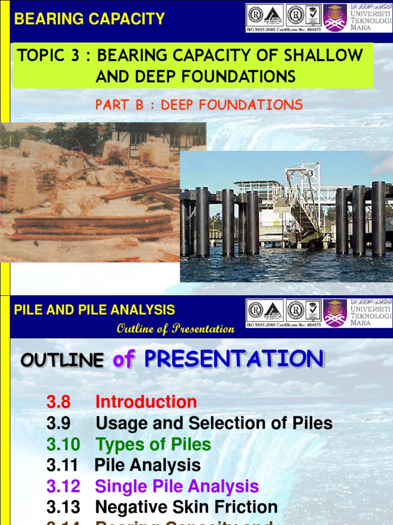 Pile Usage and Analysis in Foundations | PDF | Deep Foundation | Civil ...