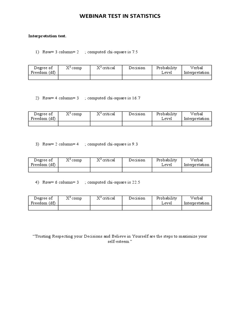 Drill Test On Interpretation PDF