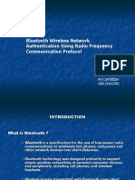 Bluetooth Wireless Network Authentication Using RFCOMM Protocol