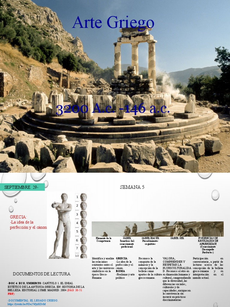 Arte Griego: Evolución y Características | PDF | Escultura | Antigua Grecia