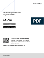 Interchangeable Lens Digital Camera: E-Mount