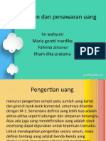 Permintaan Dan Penawaran Uang