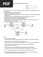 1.6.1 Packet Tracer - Implement A Small Network (Instructions Answer ...