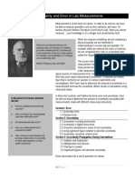 Me A Sure Ment: Uncertainty and Error in Lab Measurements