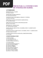 Directrices para La Construcción de Viviendas en Madera