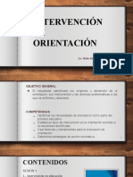 1 INTERVENCION EN ORIENTACION