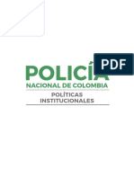 Políticas institucionales de la Policía Nacional de Colombia