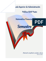 Matemática financiera ESAP Pasto