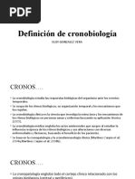 Definición de Cronobiología